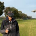 immagine di dji goggles n3 neo in volo w