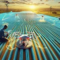 immagine di droni in agricoltura coldiretti toscana oscar green
