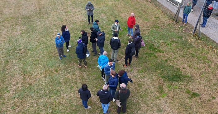 immagine di foto aerea evento dji a bologna