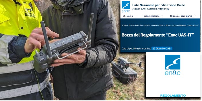 immagine di bozza regolamento enac uas it 1