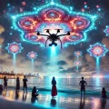 drone show natalizi pavia e reggio calabria