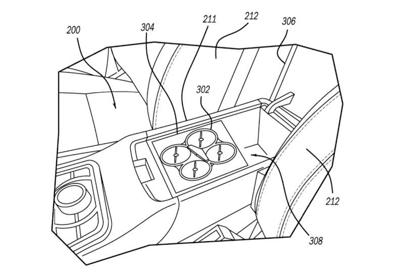 jeep decollo e atterraggio drone da macchina
