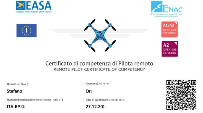 immagine di attestato a2 comprensivo a1 a3