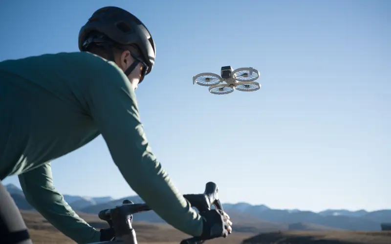 dji flip in bici