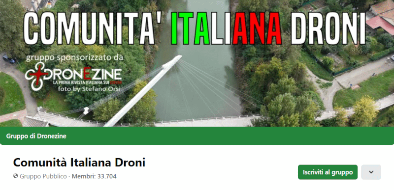 forum comunità italiana droni