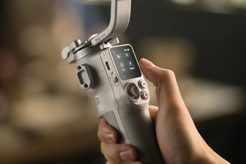 dji rs 4 mini interfaccia
