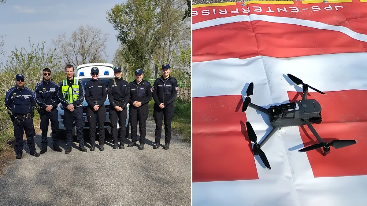 esercitazione droni polizia locale colli mantovani tirocinio germania