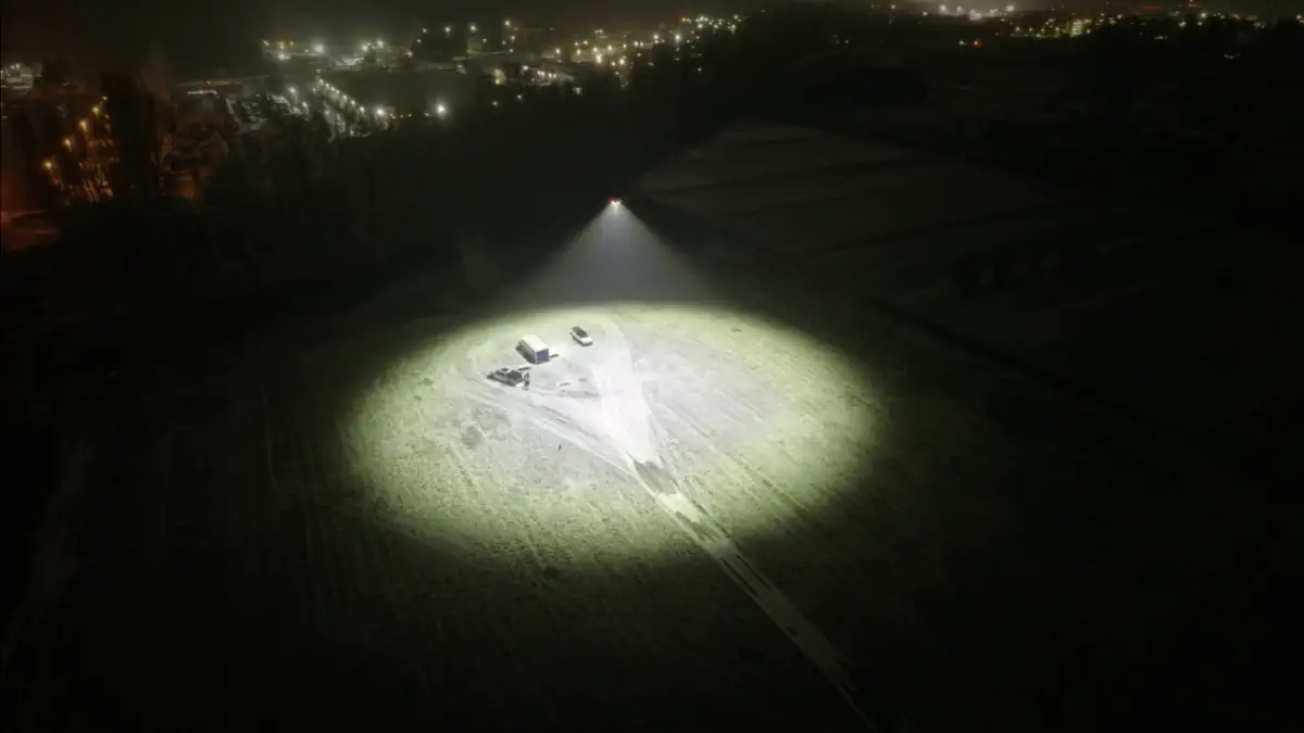 immagine di flying sun sistema illuminazione aerea