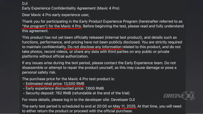 slitta ancora uscita ufficiale mavic 4 pro dji