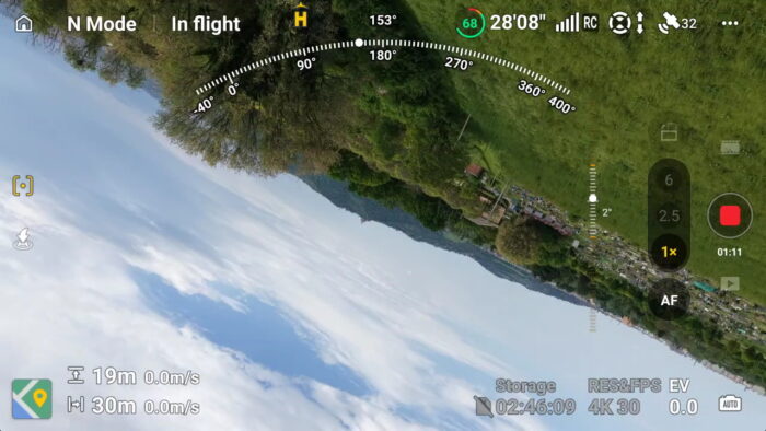 immagine di gradi rotazione infinity gimbal