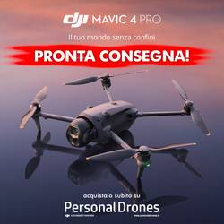 banner pubblicitario personal drones dji mavic 4 pro