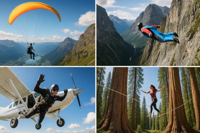 sport estremi in volo