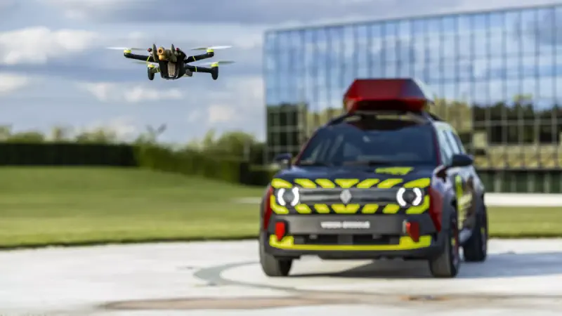 renault vision 4rescue drone a corto raggio parrot