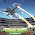 usa pilota multato 500 dollari per aver volato su stadio durante partita di NFL