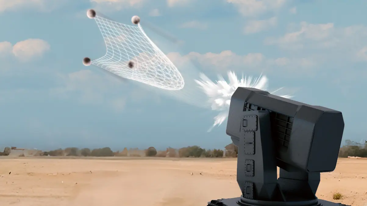 cannone spara reti anti drone