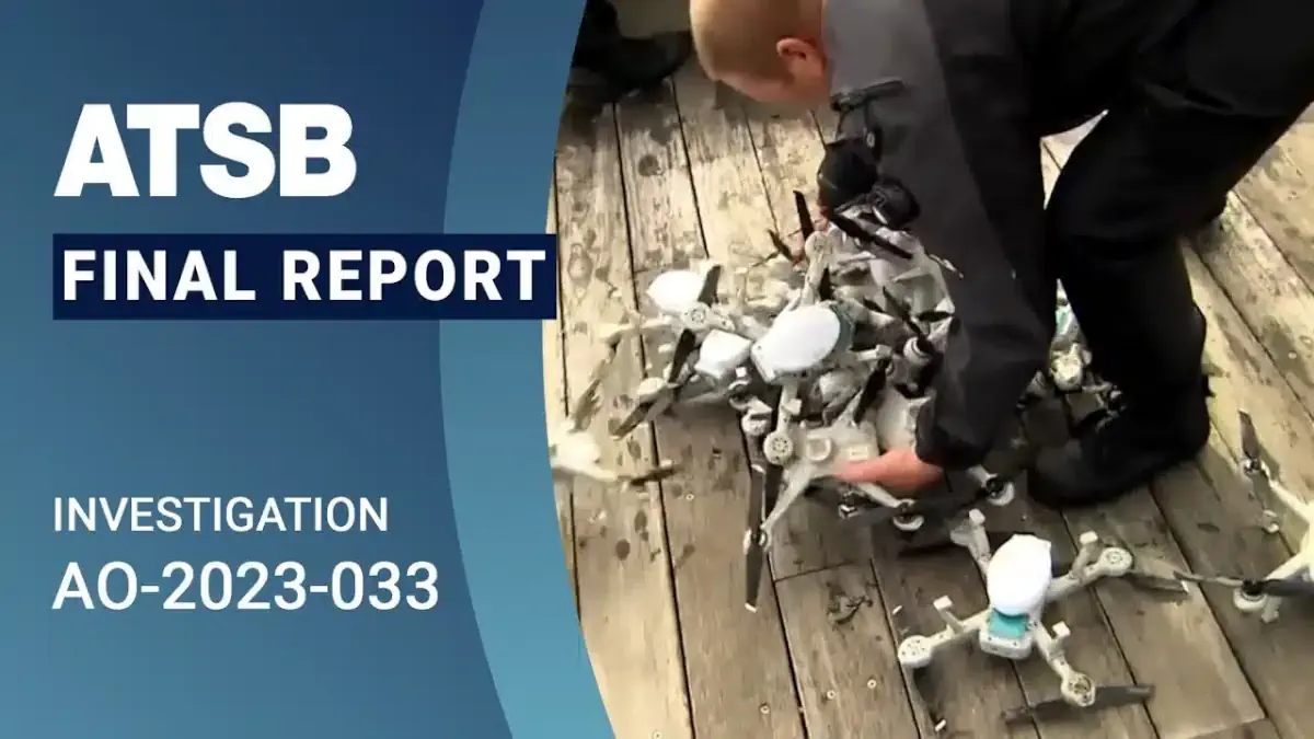 report su incidente droni melbourne 2023