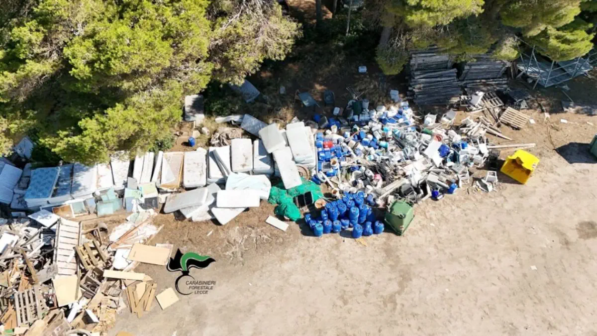 salento droni e elicotteri 3 operazioni per l'ambiente carabinieri forestale lecce