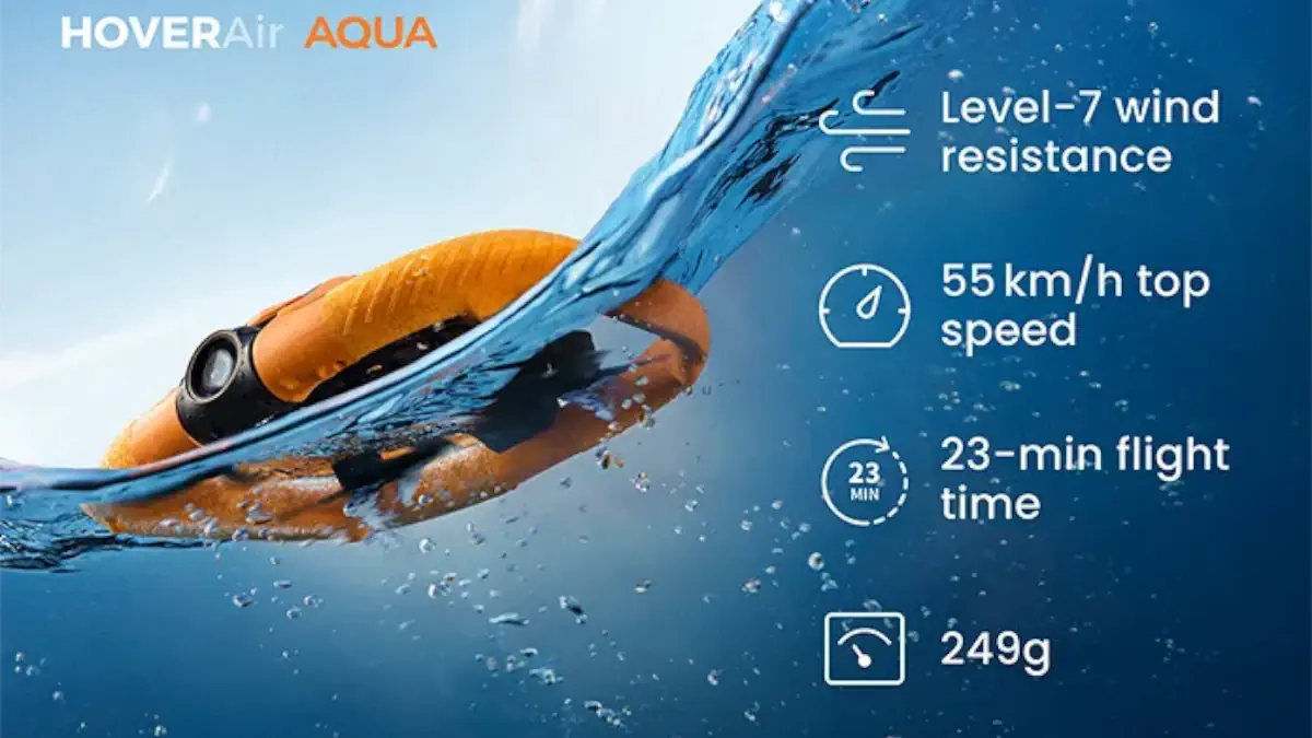 crowdfunding drone hoverair aqua indiegogo