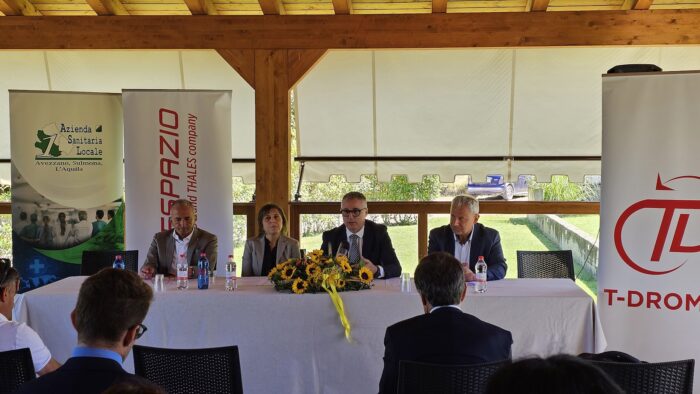 immagine di telespazio droni sanita abruzzo u elcome