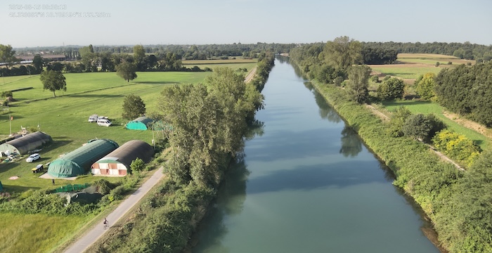 immagine di volo sul mincio