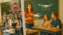 immagine di Lezione sui droni in aula