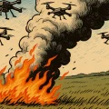 droni a sciame per ricostruzioni 3d del fumo degli incendi