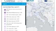 mappa densità popolazione EASA per SORA 2.5
