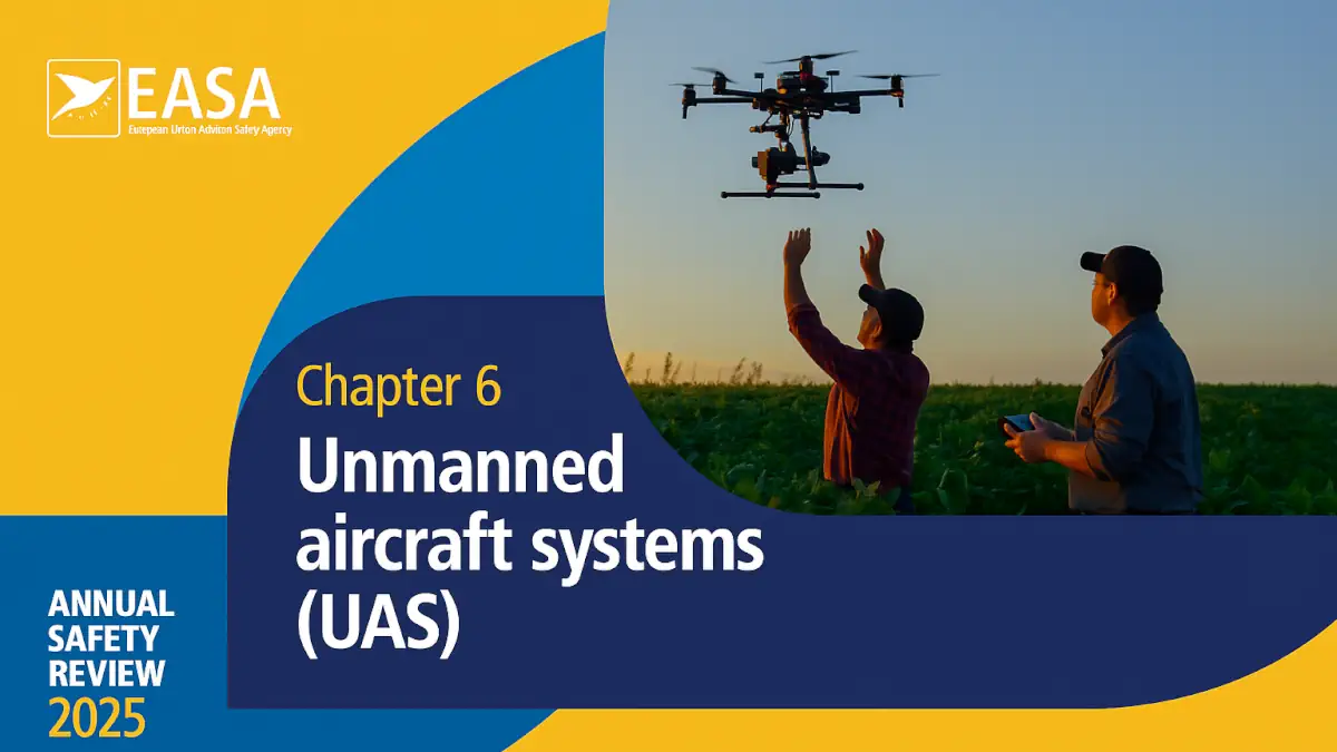 report easa safety droni sicurezza aerea 2025