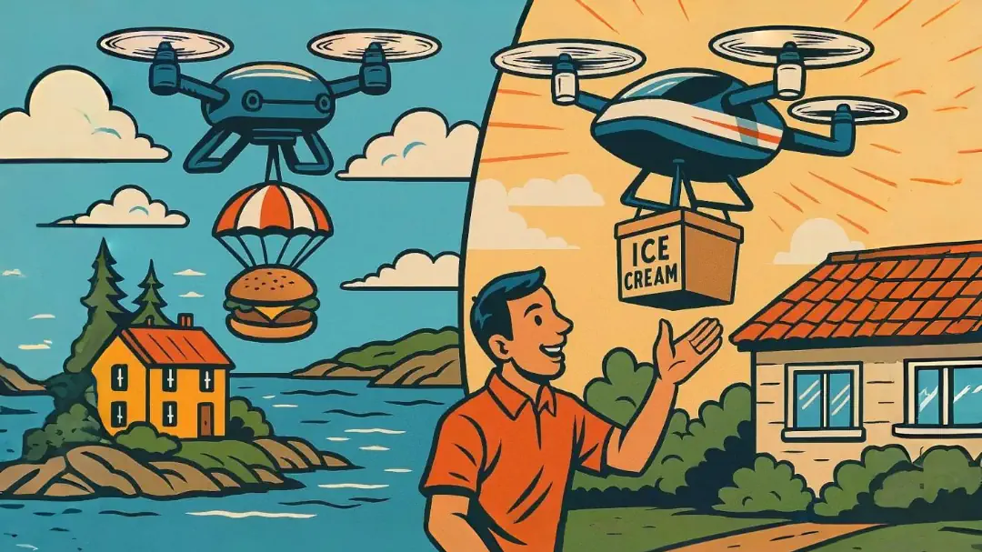 stato business drone delivery