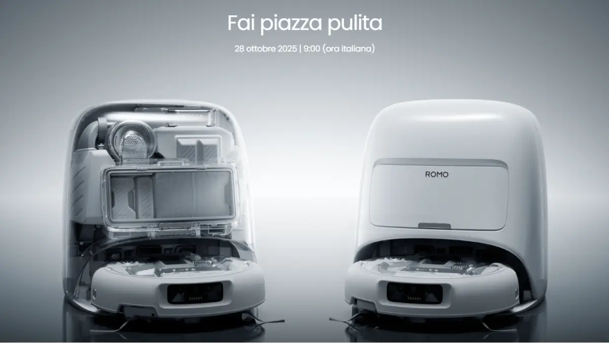 arriva dji romo 28 ottobre