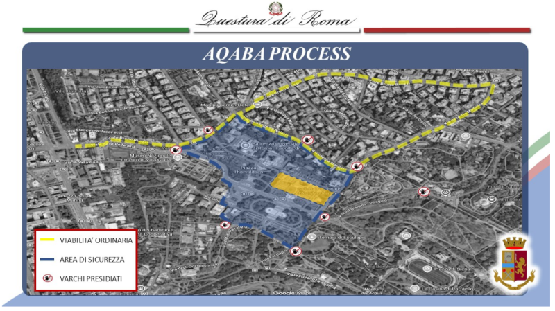 roma sicurezza droni grandi eventi internazionali ottobre 2025