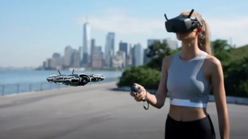 dji neo 2 pilotato in fpv