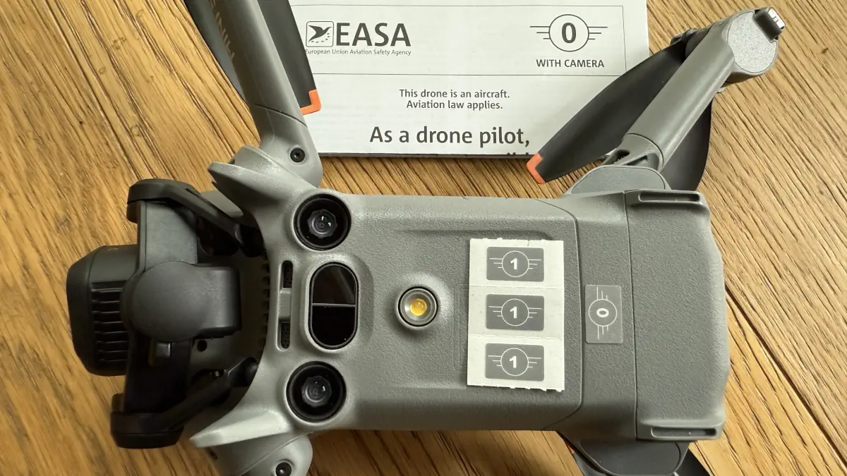 dji stop procedura passaggio droni c0 a c1