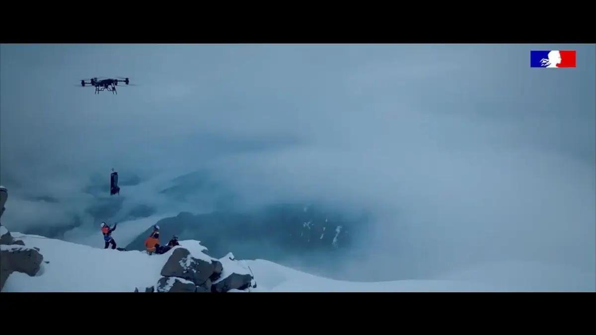 drone dji flycart 30 soccorso monte bianco PGHM Chamonix