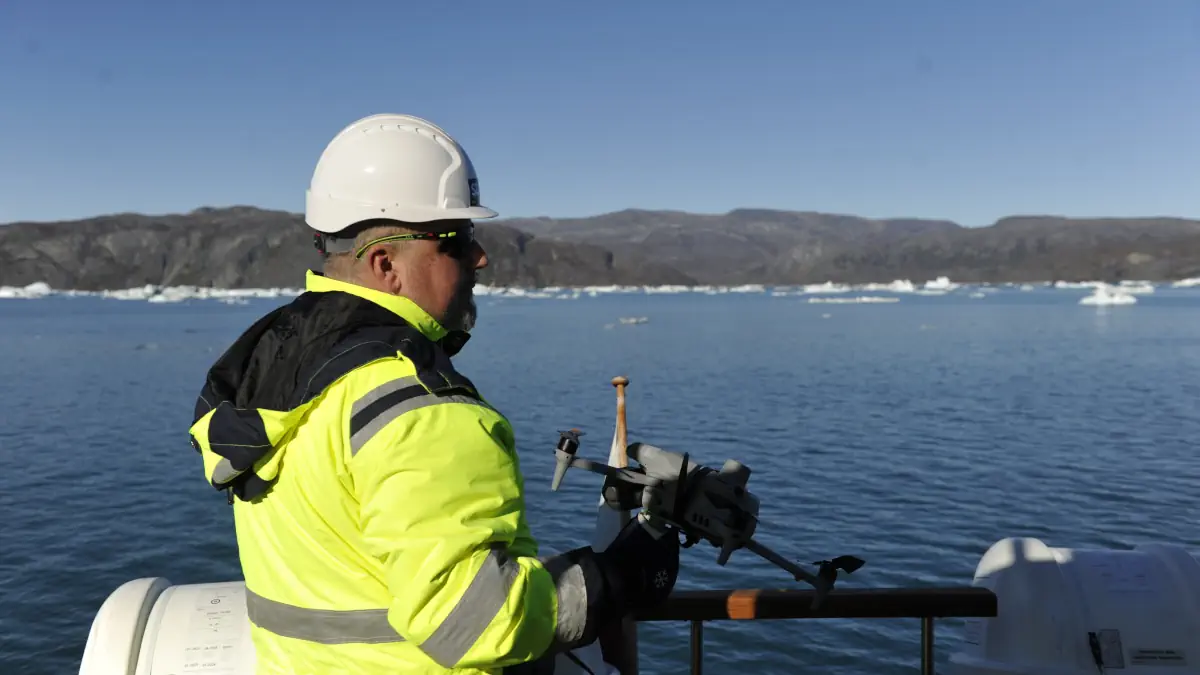 test danimarca in groenlandia droni artico