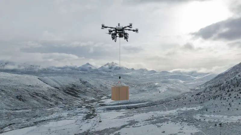 dji flycart 100 delivery a basse temperature