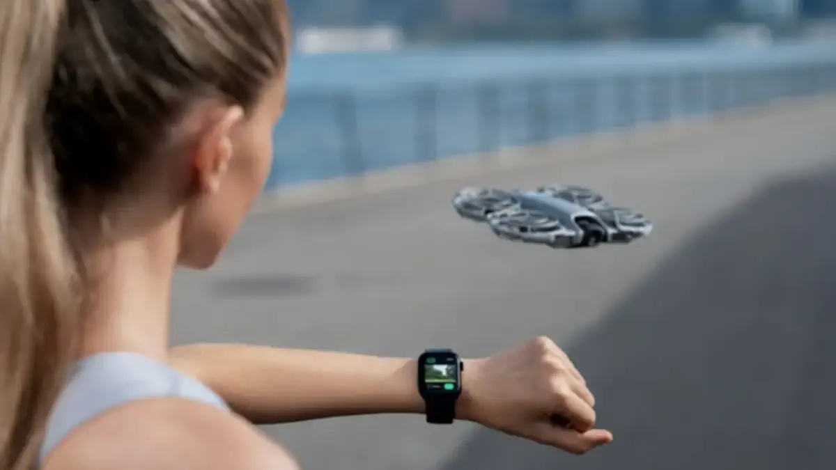droni dji fw update si pilotano con apple watch