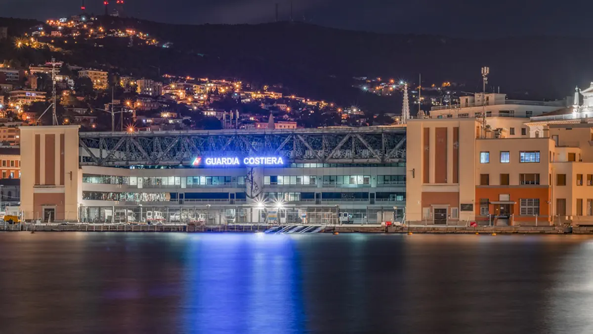 esercitazione droni e gommoni porto di trieste