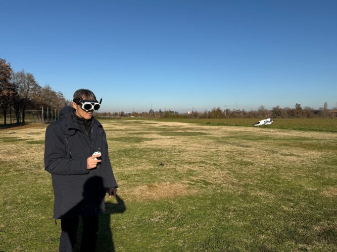 Rotazione del busto nel modo di volo FreeMotion