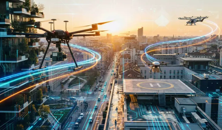 immagine di droni convegno politecnico