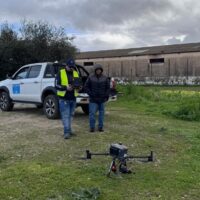 immagine di operazione rilievo niscemi south drone