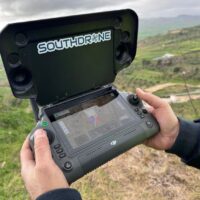 immagine di radiocomando south drone frana niscemi