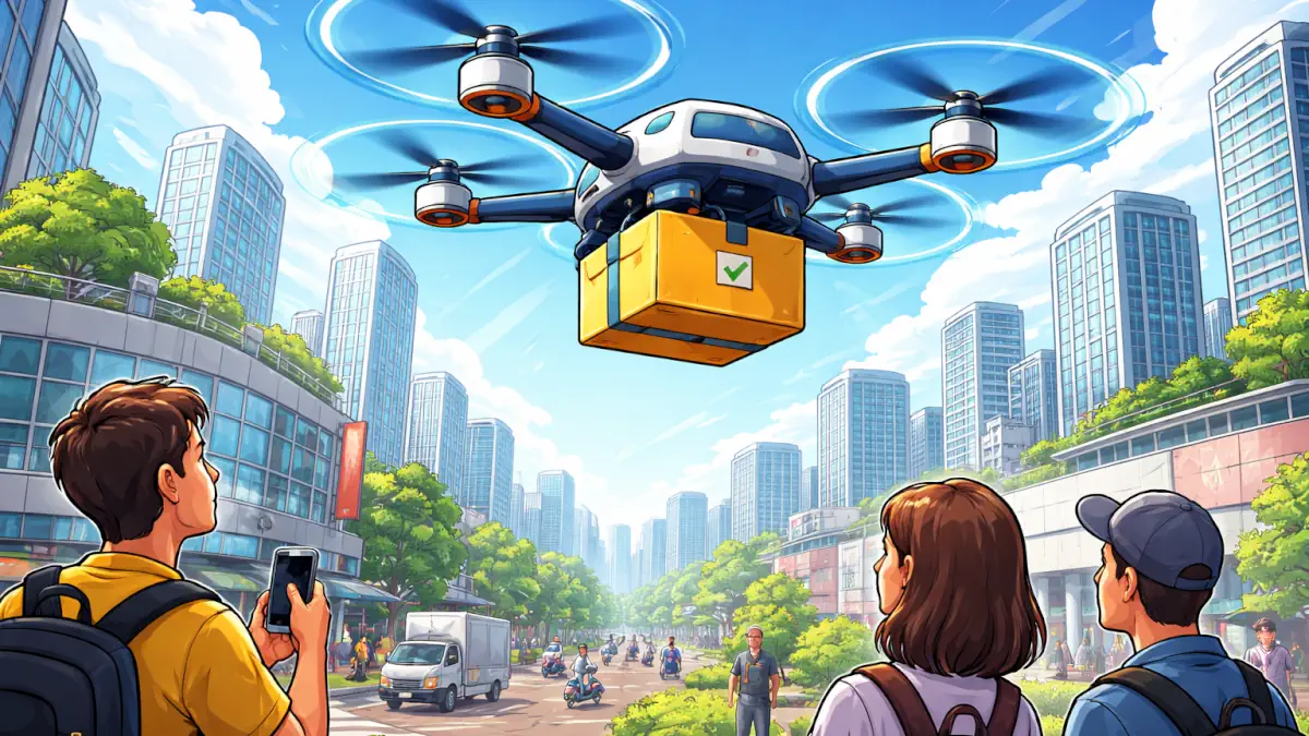 brasile drone delivery possono volare in città senza chiedere autorizzazioni ogni volta