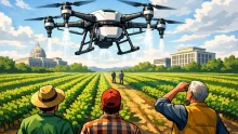 droni agricoli italia decreto attuativo trattamenti fitosanitari slitta a maggio