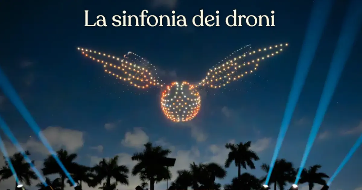 droneart show harry potter torino e milano