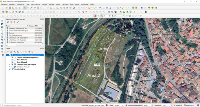immagine di rilievo fotogrammetrico