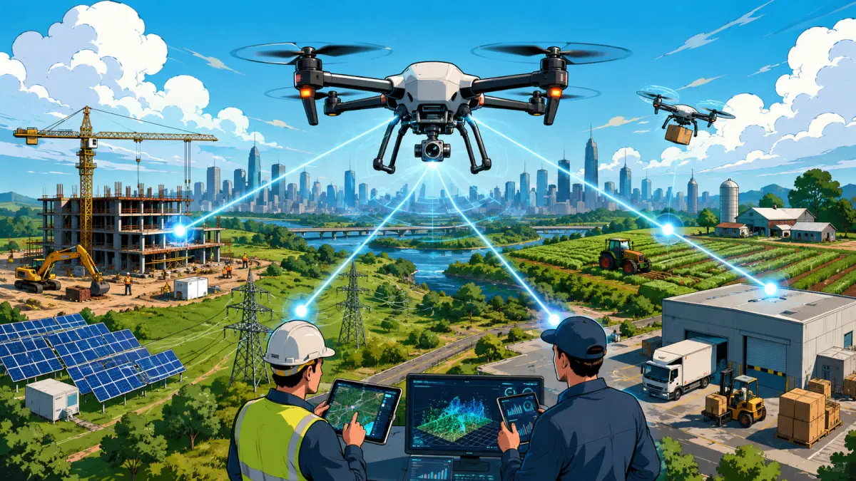Mercato dei droni civili 83 miliardi di dollari entro il 2035 secondo Drone Industry Insights