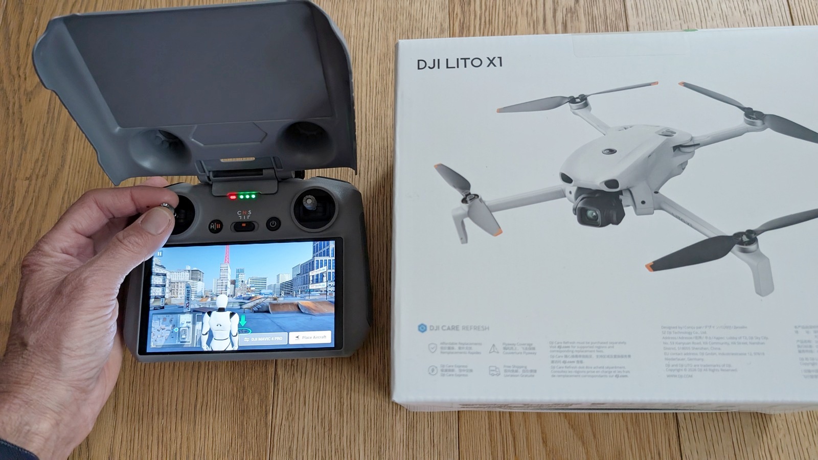 immagine di dji simulator rc 2 lito x1 web