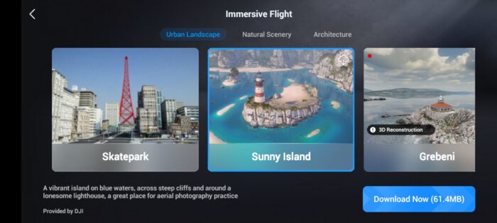 immagine di dji simulator realistico