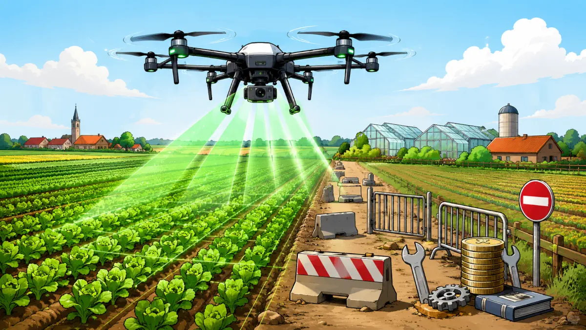 uso dei droni in agricoltura belgio fiandre